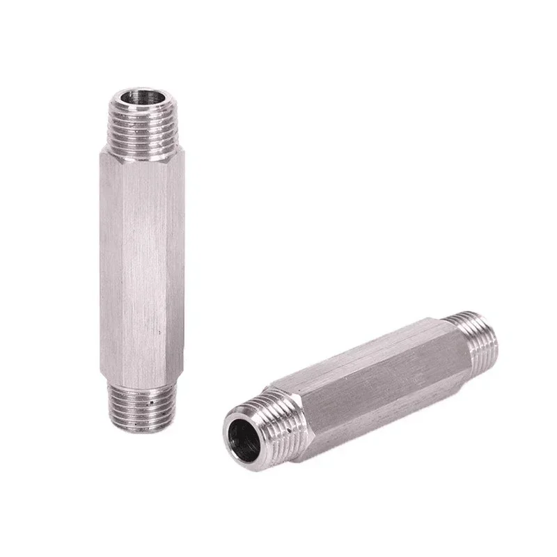 1/8 "1/4" 3/8 "1/2" BSPT наружная резьба из нержавеющей стали 304, шестигранный ниппельный фитинг, соединительная муфта, устойчивая к высоким давлением
1/8 "1/4" 3/8 "1/2" BSPT наружная резьба из нержавеющей стали 304, шестигранный ниппельный фитинг, соединительная муфта, устойчивая к высоким давлением