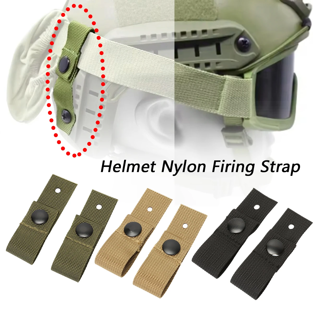 2PCS Tactical Goggle Retention Straps for MICH/ACH/FAST/M88 Helmet Hunting Helmet Accessories Nylon Fixing Strap Snap Buckle
2PCS Tactical Goggle Retention Straps for MICH/ACH/FAST/M88 Helmet Hunting Helmet Accessories Nylon Fixing Strap Snap Buckle