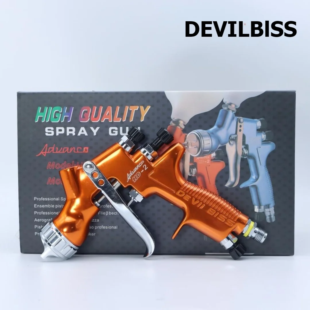 HD-2 Gravity Feed Spray Paint Gun for All Auto Paint ,Furniture with 600 ML Paint Cup 1.3 Mm Tip Water Based Airbrush DEVILBlSS
HD-2 Gravity Feed Spray Paint Gun for All Auto Paint ,Furniture with 600 ML Paint Cup 1.3 Mm Tip Water Based Airbrush DEVILBlSS