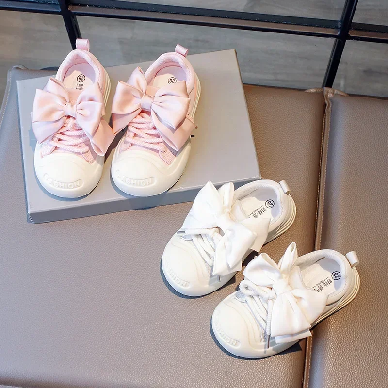 New Children Shoes Bowknot Lace Up Girls' Sports Shoes Color Block Girl Sneakers Round Toe Soft Sole Thick Bottom Mesh Shoes
New Children Shoes Bowknot Lace Up Girls' Sports Shoes Color Block Girl Sneakers Round Toe Soft Sole Thick Bottom Mesh Shoes
