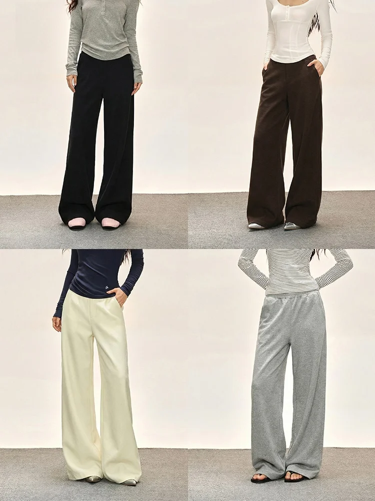 Женские зимние свободные повседневные брюки с высокой талией, прямые, широкие, на флисовой подкладке, в пол
Женские зимние свободные повседневные брюки с высокой талией, прямые, широкие, на флисовой подкладке, в пол