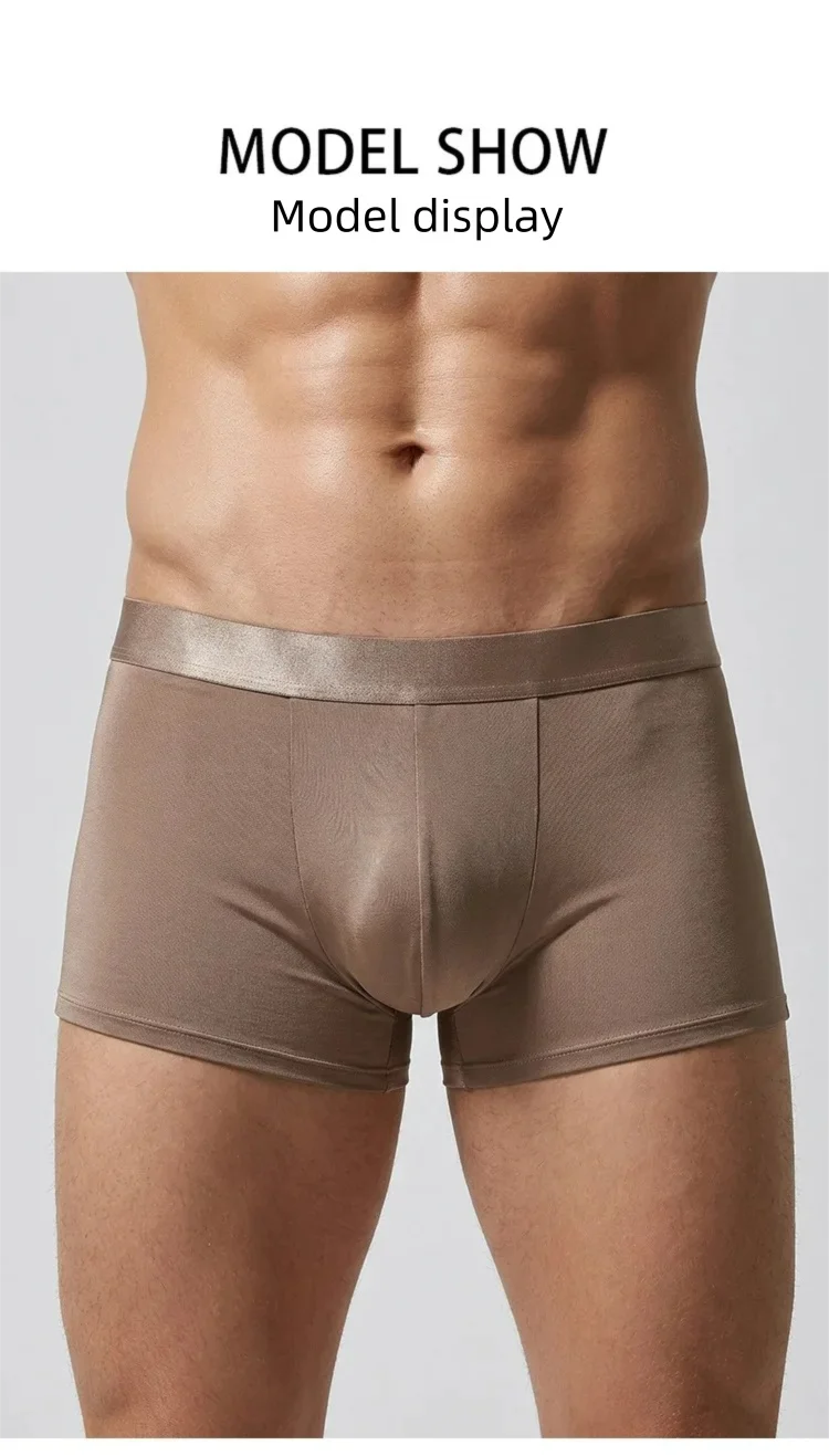New Real Silk Panties Men 100% Silk Underwear man Gift High Quality Brand Natural Fabric Underpants
New Real Silk Panties Men 100% Silk Underwear man Gift High Quality Brand Natural Fabric Underpants