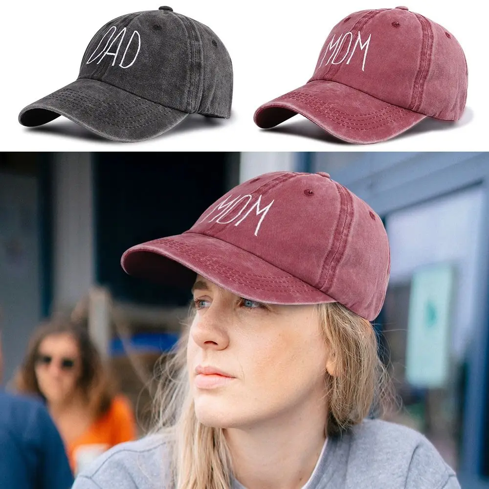 DAD MOM Embroidery Baseball Caps Men Women Retro Washed Cotton Snapback Dad Caps Outdoor Sports Visor Sun Hat Unisex
DAD MOM Embroidery Baseball Caps Men Women Retro Washed Cotton Snapback Dad Caps Outdoor Sports Visor Sun Hat Unisex