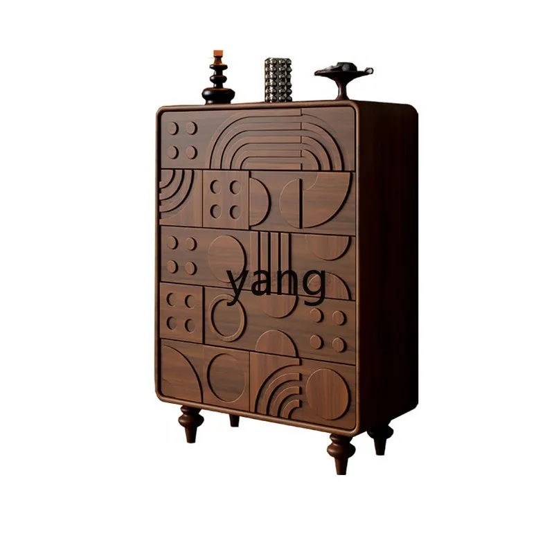 LT retro solid wood carving flower chest of drawers bedroom living room wall storage cabinet
LT retro solid wood carving flower chest of drawers bedroom living room wall storage cabinet