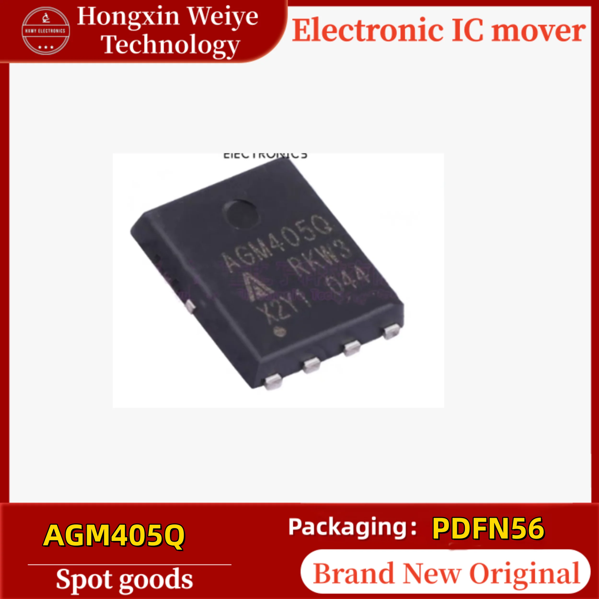 10/50 PCS AGM405Q DFN5x6 N-Channel MOSFET 40V 55A 45W Transistor Brand New In Stock
10/50 PCS AGM405Q DFN5x6 N-Channel MOSFET 40V 55A 45W Transistor Brand New In Stock