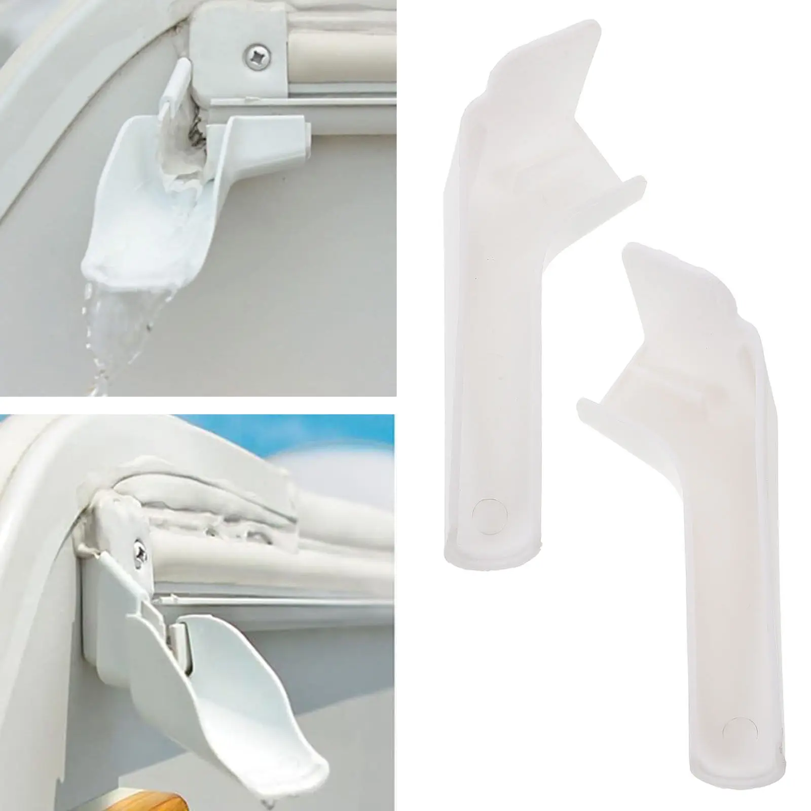 4Pcs Rv Roof Water Drainage Outlet Set Left Right Gutter Spouts for Camper Rainwater Diversion Rv Gutter Spout Extensions
4Pcs Rv Roof Water Drainage Outlet Set Left Right Gutter Spouts for Camper Rainwater Diversion Rv Gutter Spout Extensions