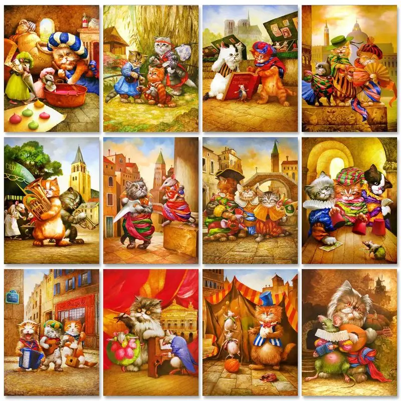 RUOPOTY DIY Animal Diamond painting Cat and Mouse Stitch Needlework Diamond Embroidery Wall Decor for Children
RUOPOTY DIY Animal Diamond painting Cat and Mouse Stitch Needlework Diamond Embroidery Wall Decor for Children