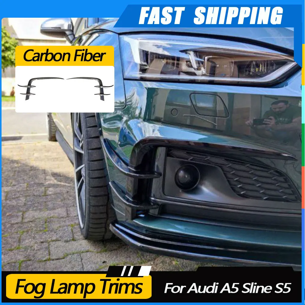 JMCARCOOL Carbon Fiber Front Fog Light Eyebrows Cover Trims For Audi A5 Sline S5 2017-2019 Floglamp Trim Cars Accessories
JMCARCOOL Carbon Fiber Front Fog Light Eyebrows Cover Trims For Audi A5 Sline S5 2017-2019 Floglamp Trim Cars Accessories