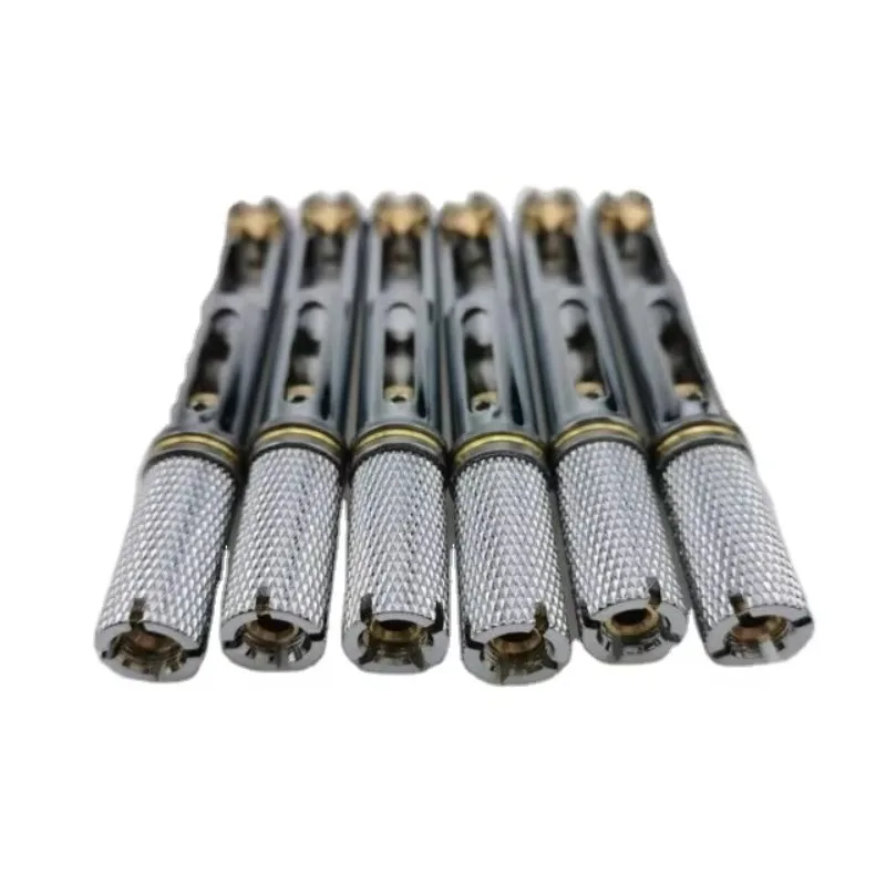 CNC Manufacturer OEM Customized Cnc Machining Metal Headless Guitar Bridge High Quality Custom Guitar Parts
CNC Manufacturer OEM Customized Cnc Machining Metal Headless Guitar Bridge High Quality Custom Guitar Parts