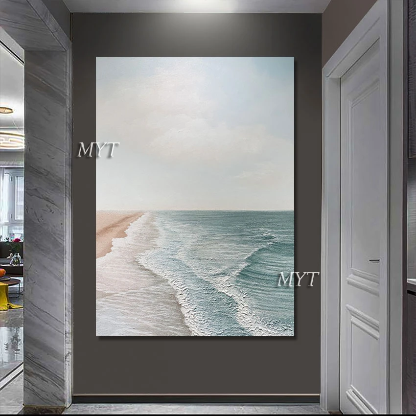 Heavy Knife Thick Acrylic Art Modern Living Room Decor Abstract Sea Wave Oil Painting Wall Canvas Picture Art Craft Handmade
Heavy Knife Thick Acrylic Art Modern Living Room Decor Abstract Sea Wave Oil Painting Wall Canvas Picture Art Craft Handmade