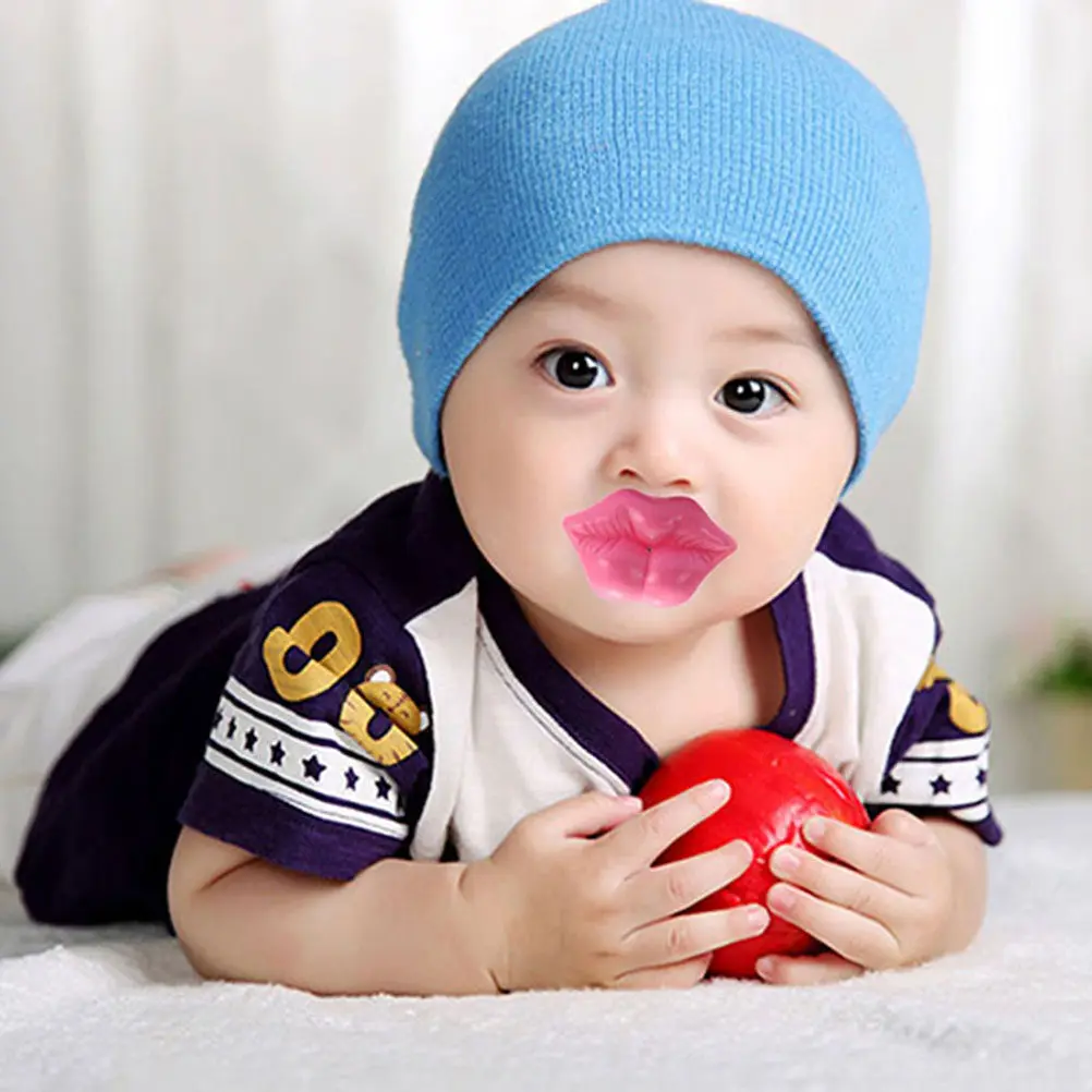 Big Lips Baby Pacifier Funny Soother for Infant Food Grade Silicone Teether Gift for Baby Shower Family
Big Lips Baby Pacifier Funny Soother for Infant Food Grade Silicone Teether Gift for Baby Shower Family