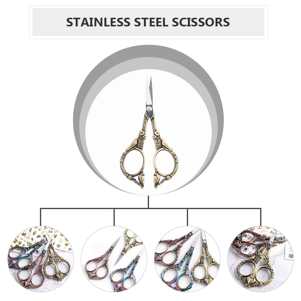 Bird Pattern Stainless Steel Scissors Small Embroidery Trimmer Tool For Diy Craft Sewing Work Multipurpose Cutter Handicrafts
Bird Pattern Stainless Steel Scissors Small Embroidery Trimmer Tool For Diy Craft Sewing Work Multipurpose Cutter Handicrafts