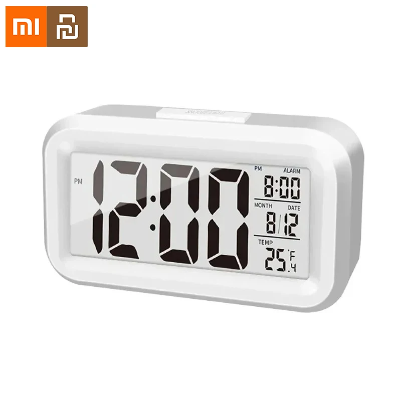 Xiaomi Youpin Smart Digital Alarm Clock Black White LCD Display with Temperature Calendar Timer Led Light for Bedroom Office
Xiaomi Youpin Smart Digital Alarm Clock Black White LCD Display with Temperature Calendar Timer Led Light for Bedroom Office