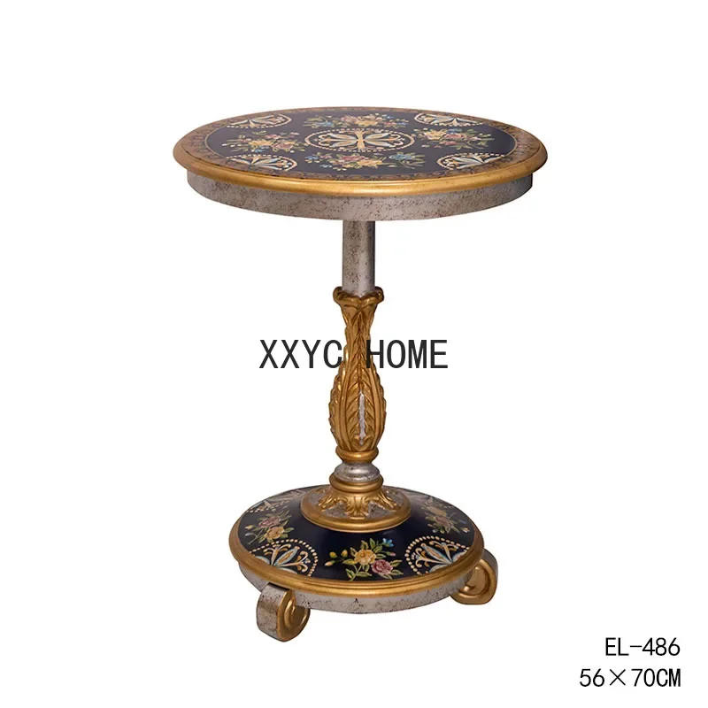 Franse Luxe Blauwe Handgeschilderde Kleine Ronde Bijzettafel Zware Industrie Snijwerk Ronde Salontafel Sofa Bijzettafelhoek
Franse Luxe Blauwe Handgeschilderde Kleine Ronde Bijzettafel Zware Industrie Snijwerk Ronde Salontafel Sofa Bijzettafelhoek