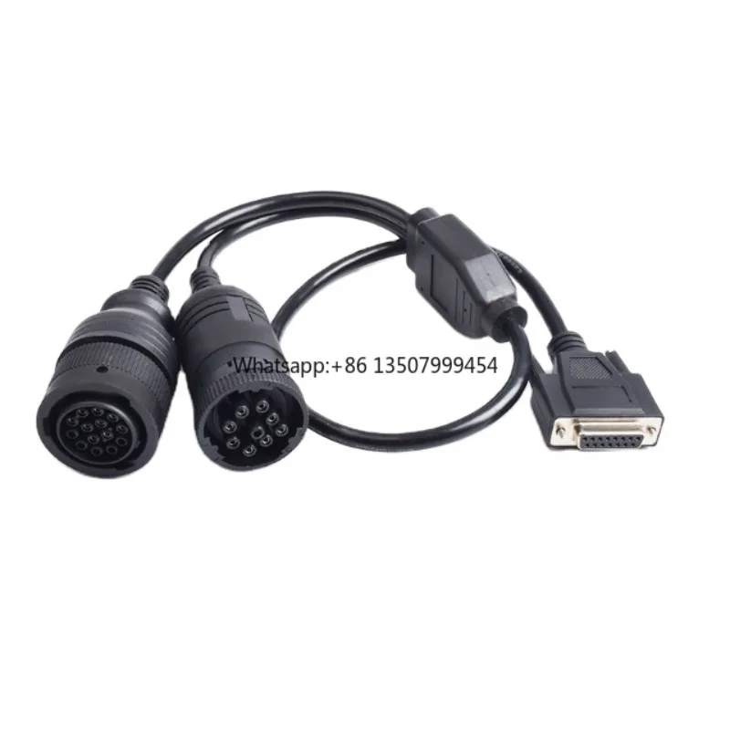 14-Pin Conversion DB15 Pin 9 Needle Wire Harness for Automobile & Truck Diagnostic Cable
14-Pin Conversion DB15 Pin 9 Needle Wire Harness for Automobile & Truck Diagnostic Cable