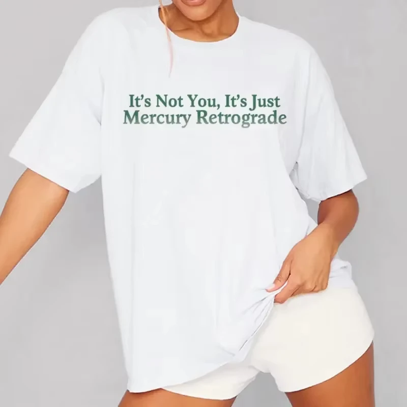 Cute Funny Zodiac Astrology T Shirt Mercury Retrograde Letter Print T-Shirts Women Casual Cotton Short Sleeve Graphic Tees Tops
Cute Funny Zodiac Astrology T Shirt Mercury Retrograde Letter Print T-Shirts Women Casual Cotton Short Sleeve Graphic Tees Tops
