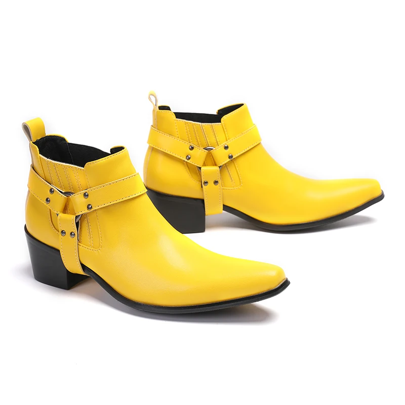 Модные мужские ботильоны из натуральной кожи с острым носком, большие размеры, мотоциклетные ковбойские короткие ботинки с пряжкой и ремешком, мужская обувь для вечеринок
Модные мужские ботильоны из натуральной кожи с острым носком, большие размеры, мотоциклетные ковбойские короткие ботинки с пряжкой и ремешком, мужская обувь для вечеринок
