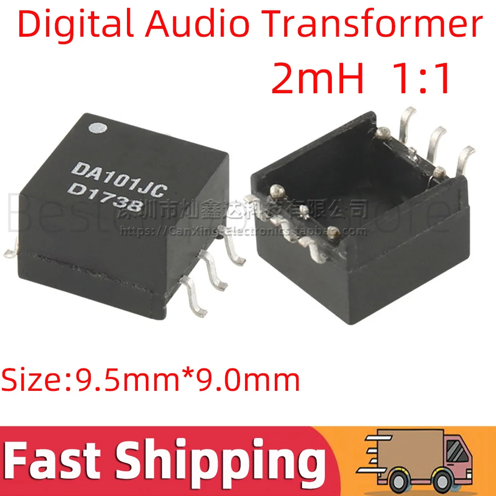 DA101JC DA101 Digital Audio Data Transmission Transformer 1:1 Isolation Isolator 2mH 2KV
DA101JC DA101 Digital Audio Data Transmission Transformer 1:1 Isolation Isolator 2mH 2KV