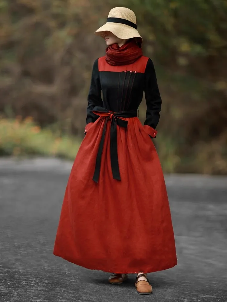 NYFS 2025 Spring Autumn New Vintage Woman Dresses Vestidos Robe Ete Femme Elbise loose Cotton Linen Long Dress
NYFS 2025 Spring Autumn New Vintage Woman Dresses Vestidos Robe Ete Femme Elbise loose Cotton Linen Long Dress