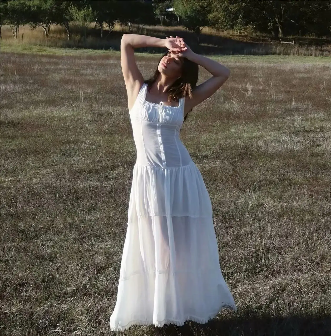 Long dresses for women 2024 Summer vacation outfits y2k white dress elegant evening party dress bodycon midi dresses button up
Long dresses for women 2024 Summer vacation outfits y2k white dress elegant evening party dress bodycon midi dresses button up