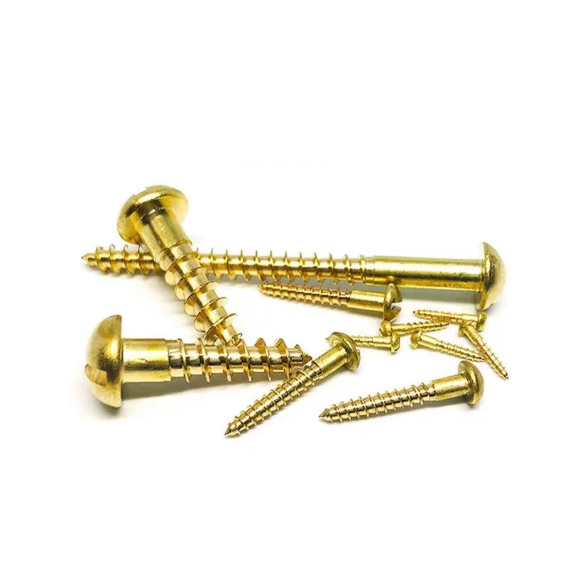 Pure Brass Slotted Pan Head Wood Screw M1.6 M2 M2.5 M3 M3.5 M4 M5 M6 Corrosion Resistant Self-tapping Round Fastener
Pure Brass Slotted Pan Head Wood Screw M1.6 M2 M2.5 M3 M3.5 M4 M5 M6 Corrosion Resistant Self-tapping Round Fastener