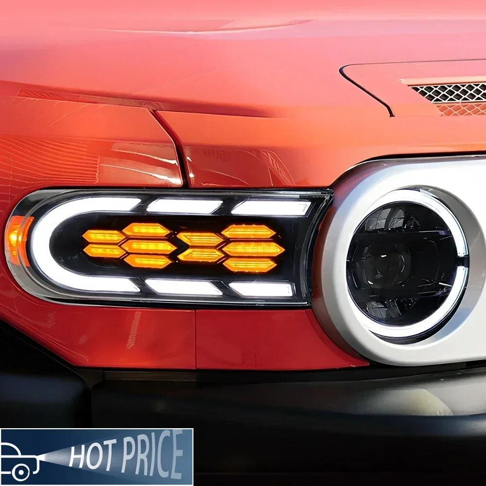 Для Toyota FJ Cruiser 2007-2017 обновление новый авто светодиодный бифокальный дизайн линз Лидер продаж аксессуары автомобильные фары в сборе
Для Toyota FJ Cruiser 2007-2017 обновление новый авто светодиодный бифокальный дизайн линз Лидер продаж аксессуары автомобильные фары в сборе
