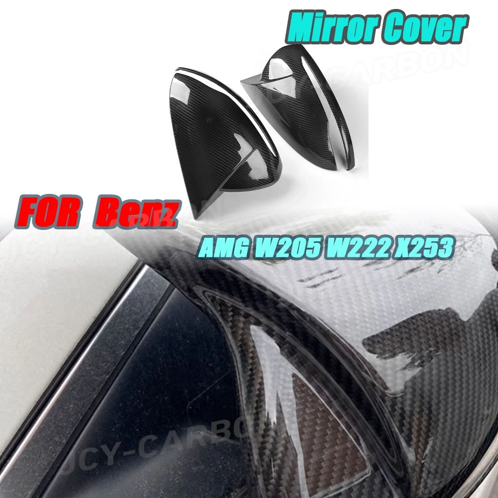 Real Carbon Fiber For Benz C E S Class W205 W222 X253 LHD Car Mirror Cover Rearview Side Mirror Cover Cap Exterior Trim
Real Carbon Fiber For Benz C E S Class W205 W222 X253 LHD Car Mirror Cover Rearview Side Mirror Cover Cap Exterior Trim