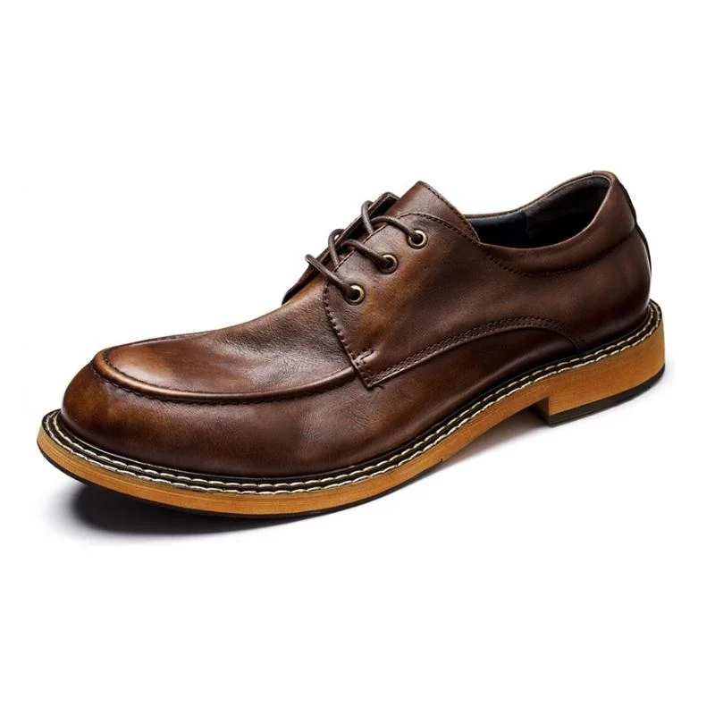 Handmade Retro Genuine Leather Men Shoes Casual Fashion Derby Shoes Mens Daily Office Work Business Party Dress Shoes Size 37-45
Handmade Retro Genuine Leather Men Shoes Casual Fashion Derby Shoes Mens Daily Office Work Business Party Dress Shoes Size 37-45