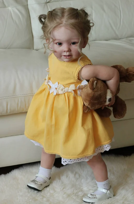 FBBD 28inch Huge Baby Reborn Baby Doll Bonnie With Standing Legs Soft Touch Lifelike DIY Part Fresh Color Unapinted Kit
FBBD 28inch Huge Baby Reborn Baby Doll Bonnie With Standing Legs Soft Touch Lifelike DIY Part Fresh Color Unapinted Kit