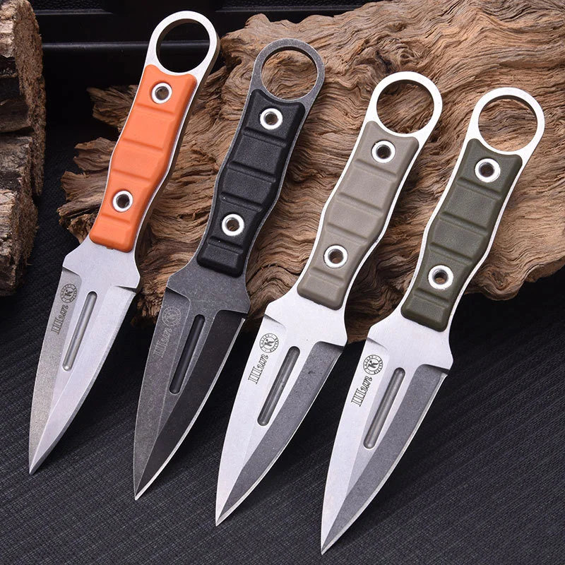 1pcs outdoor knife, high hardness multi-functional straight knife, with sheath, fruit knife, portable high-quality pocket knife
1pcs outdoor knife, high hardness multi-functional straight knife, with sheath, fruit knife, portable high-quality pocket knife