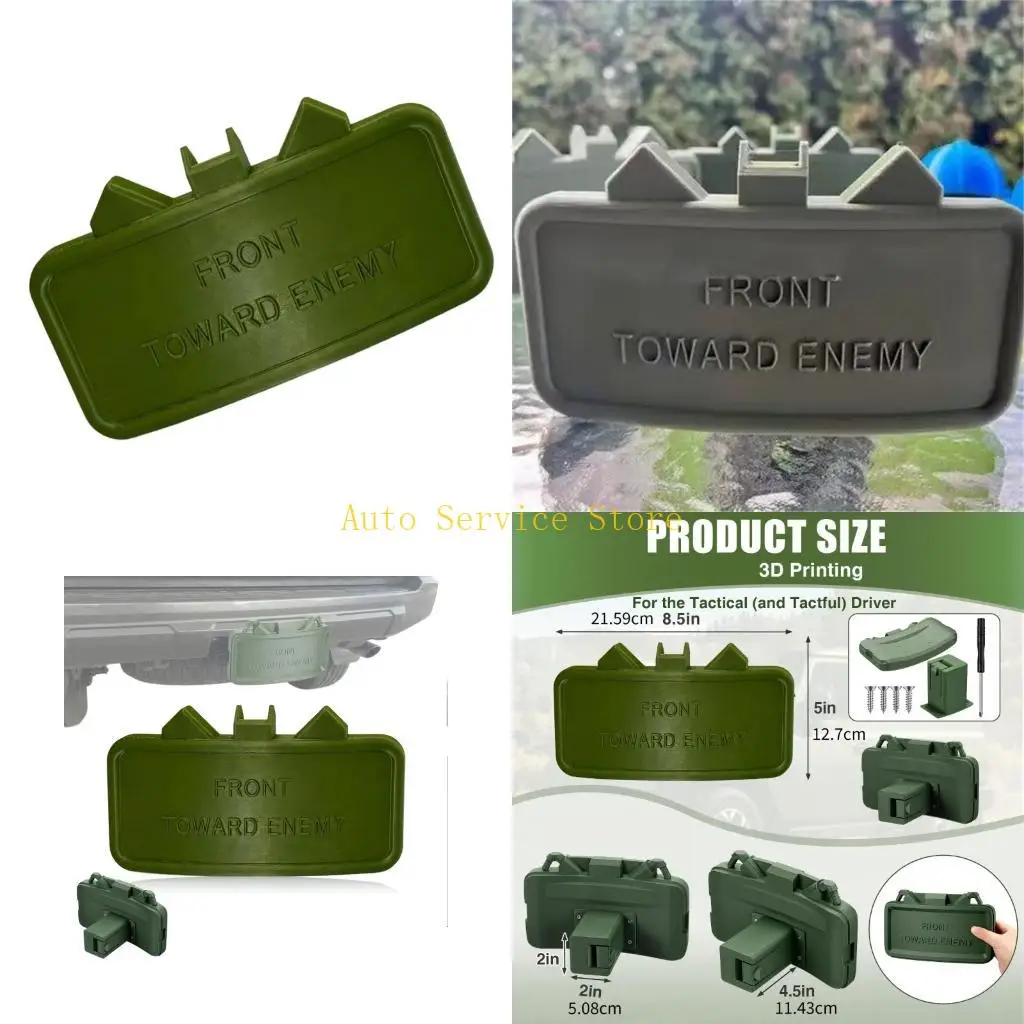 462A Weather Resistant 3D Printed Hitch Cap with Fun Detonative Design for Trucks Use
462A Weather Resistant 3D Printed Hitch Cap with Fun Detonative Design for Trucks Use