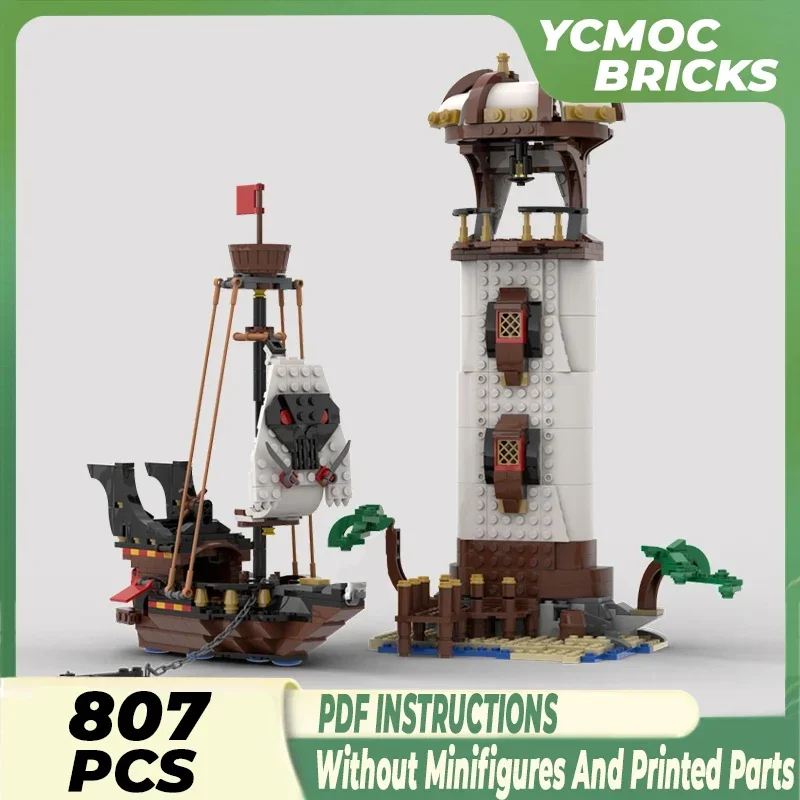 Moc Building Blocks Street View Model Serie Pirate Lighthouse Technical Bricks DIY Assembly Famous Toys For Childr Holiday Gifts
Moc Building Blocks Street View Model Serie Pirate Lighthouse Technical Bricks DIY Assembly Famous Toys For Childr Holiday Gifts