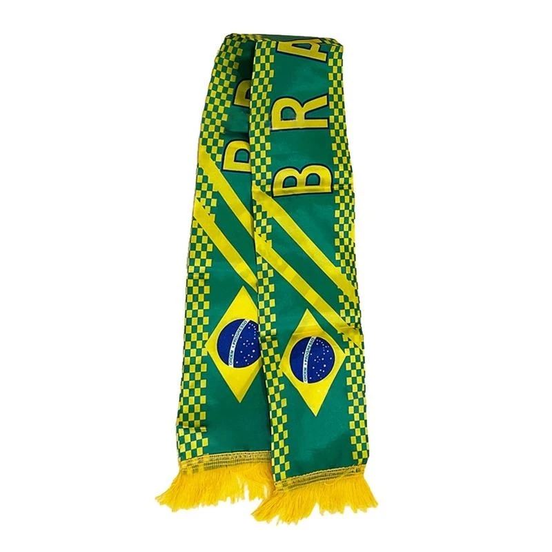 Football Scarf Double-sided Printed Soccer Fan Scarf 15 Countries 5.11x51.18In
Football Scarf Double-sided Printed Soccer Fan Scarf 15 Countries 5.11x51.18In