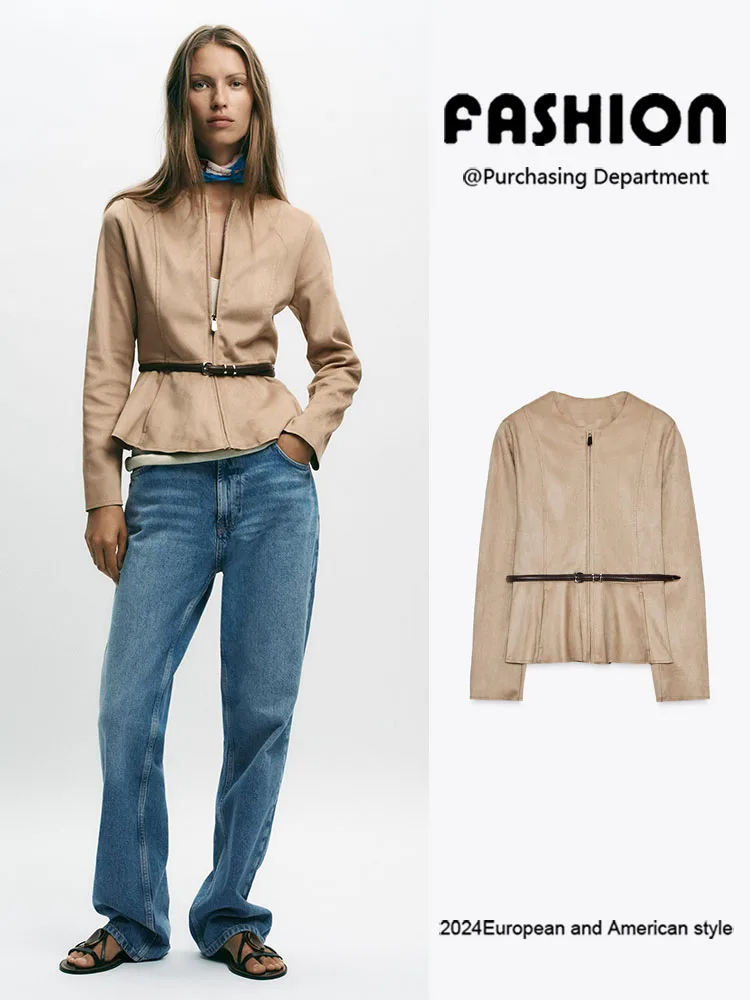 Новое осеннее поступление, женская универсальная юбка из искусственной замши, джемпер с поясом 30280 704, модная верхняя одежда для женщин
Новое осеннее поступление, женская универсальная юбка из искусственной замши, джемпер с поясом 30280 704, модная верхняя одежда для женщин