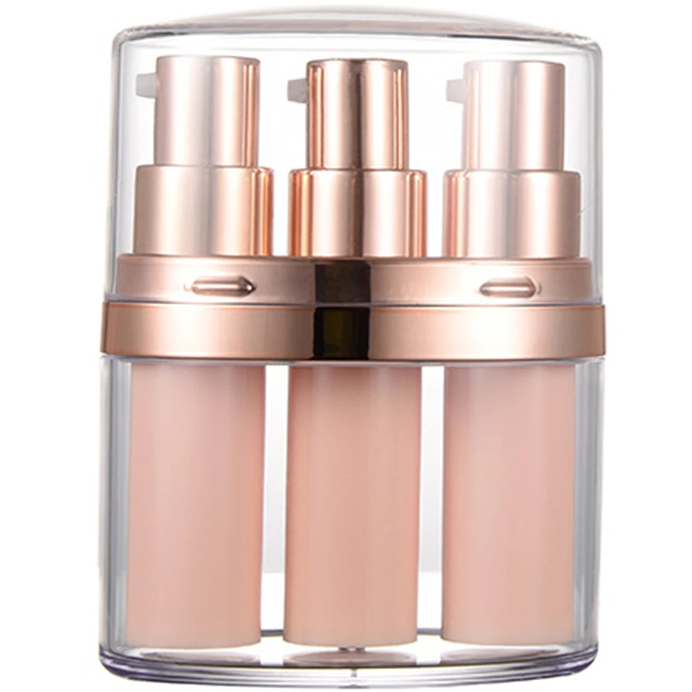 Lotion Dispenser Bottles Skincare Travel Toiletry Refillable Containers for Cream 3 Tubes ABS Material Push Down Pump Makeup
Lotion Dispenser Bottles Skincare Travel Toiletry Refillable Containers for Cream 3 Tubes ABS Material Push Down Pump Makeup