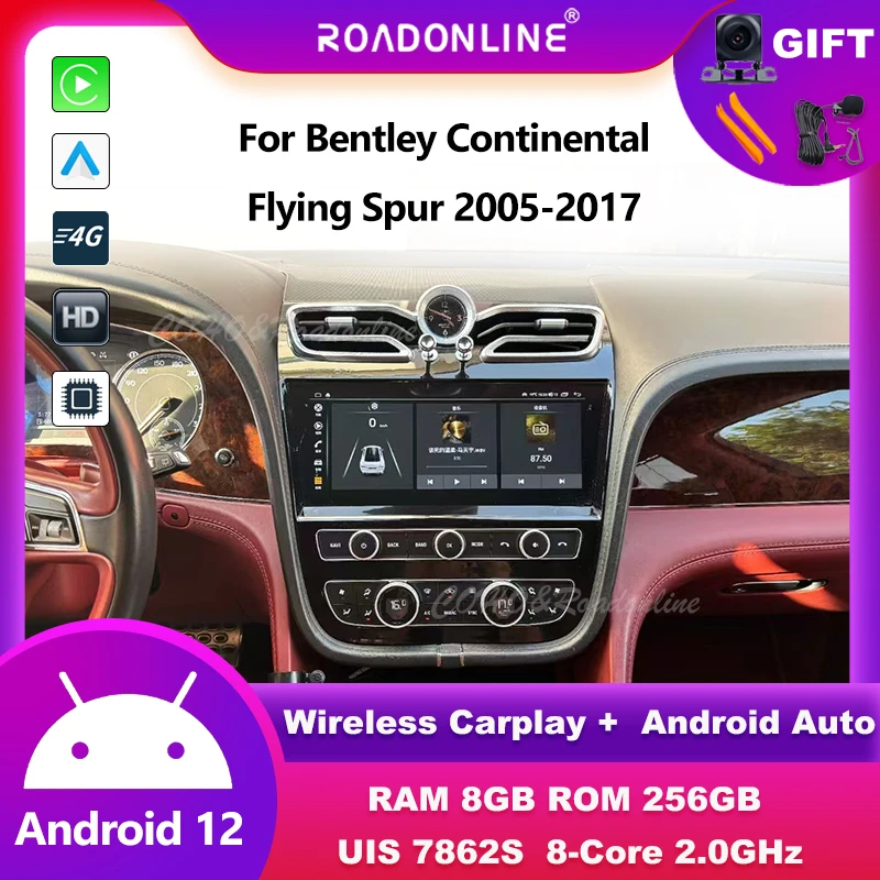 Android audio For Bentley Continental / Flying Spur 2005-2017 automotive multimedia car intelligent systems Wireless carplay
Android audio For Bentley Continental / Flying Spur 2005-2017 automotive multimedia car intelligent systems Wireless carplay
