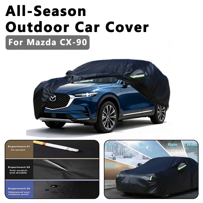 Outdoor Car Cover Waterproof Dustproof UV Sun Protection, Full Car Protector Exterior Accessories For Mazda CX-90 KK
Outdoor Car Cover Waterproof Dustproof UV Sun Protection, Full Car Protector Exterior Accessories For Mazda CX-90 KK