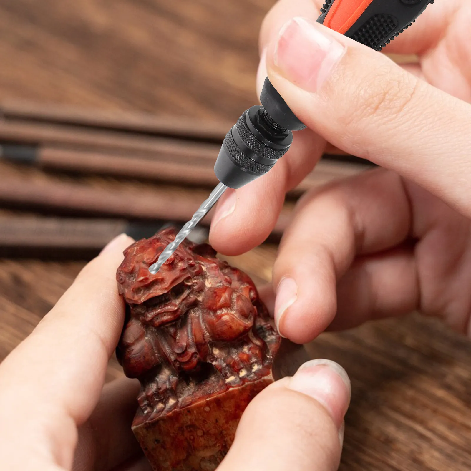 Precision Manual Hand Drill Made of High Quality Steel for Accurate Drilling in Wood Horn Amber Plastic Projects
Precision Manual Hand Drill Made of High Quality Steel for Accurate Drilling in Wood Horn Amber Plastic Projects