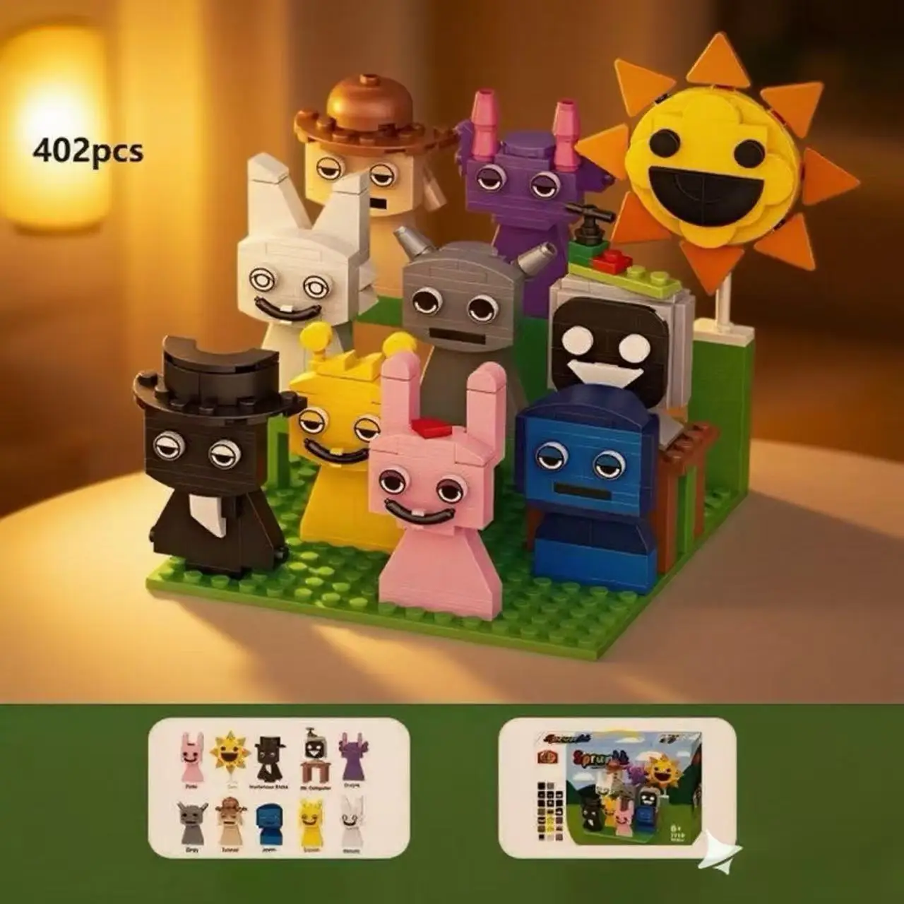 20-in-1 Fantasy Figure Building Set with Music, Educational Christmas Block Toys Gift for Children
20-in-1 Fantasy Figure Building Set with Music, Educational Christmas Block Toys Gift for Children