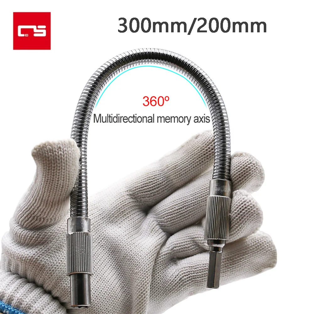 200mm Flexible Shaft Metal Drill Screwdriver Bit Holder Connect Link Multitul Hex Shank Extension Snake Bit
200mm Flexible Shaft Metal Drill Screwdriver Bit Holder Connect Link Multitul Hex Shank Extension Snake Bit