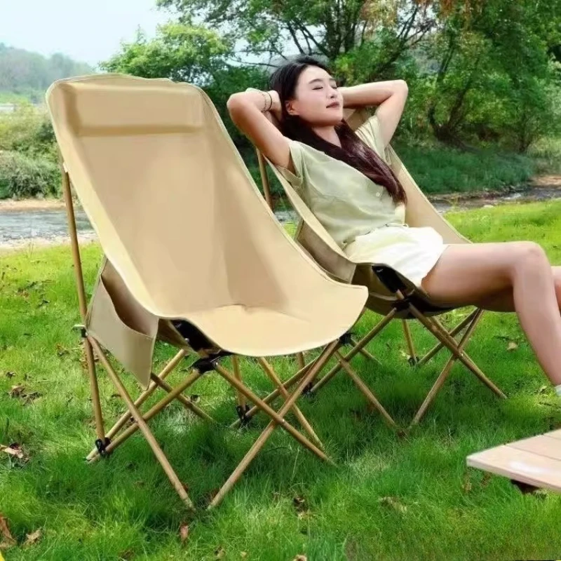 Lightweight Folding Camping Chair Nordic Relax Recliner Camping Chair Backrest High Silla Al Aire Libre Sports Entertainment
Lightweight Folding Camping Chair Nordic Relax Recliner Camping Chair Backrest High Silla Al Aire Libre Sports Entertainment