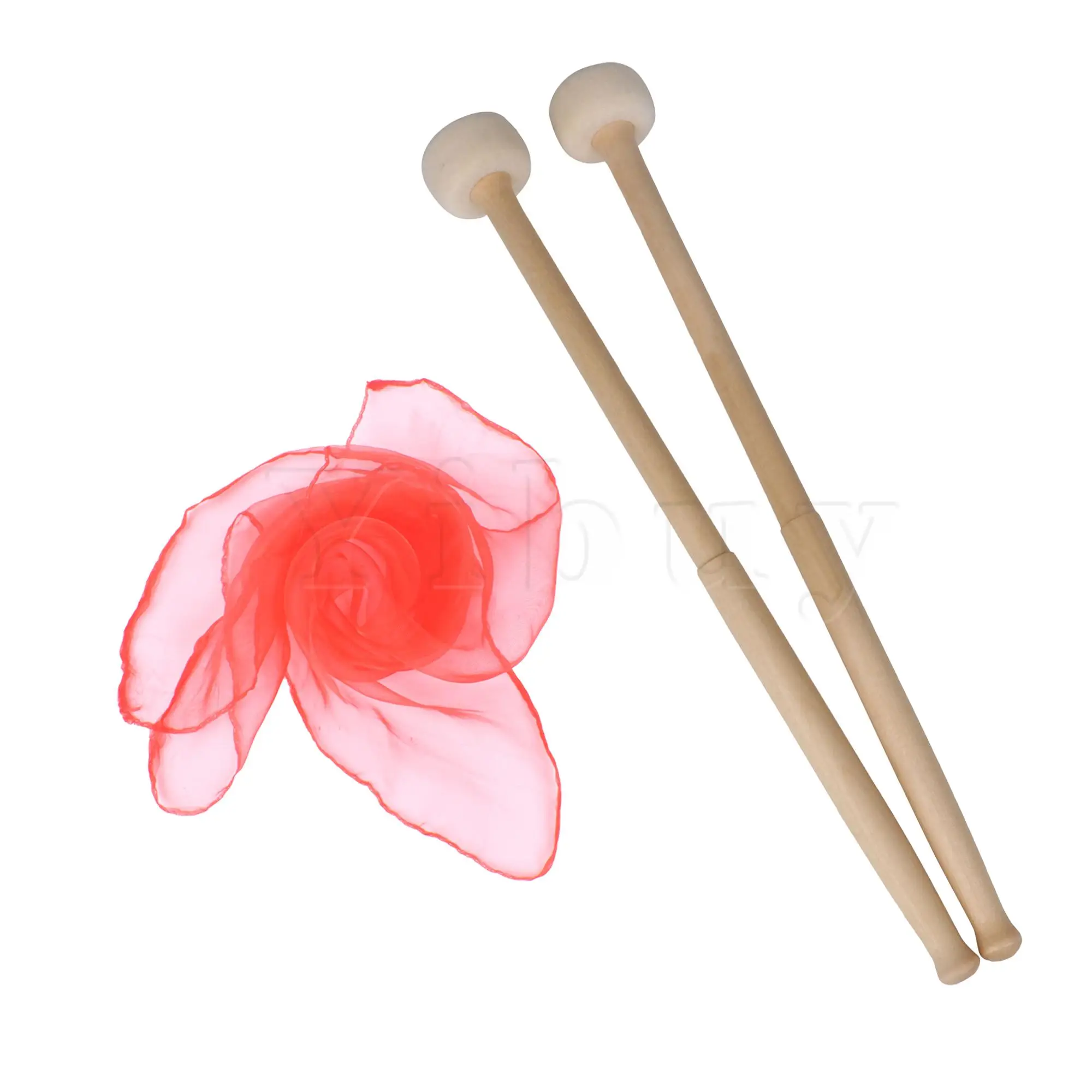 Yibuy 2Pcs Timpani Stick Mallet 14.5 x 1.57 Inch Felt Head w/ Decorative Scarf
Yibuy 2Pcs Timpani Stick Mallet 14.5 x 1.57 Inch Felt Head w/ Decorative Scarf