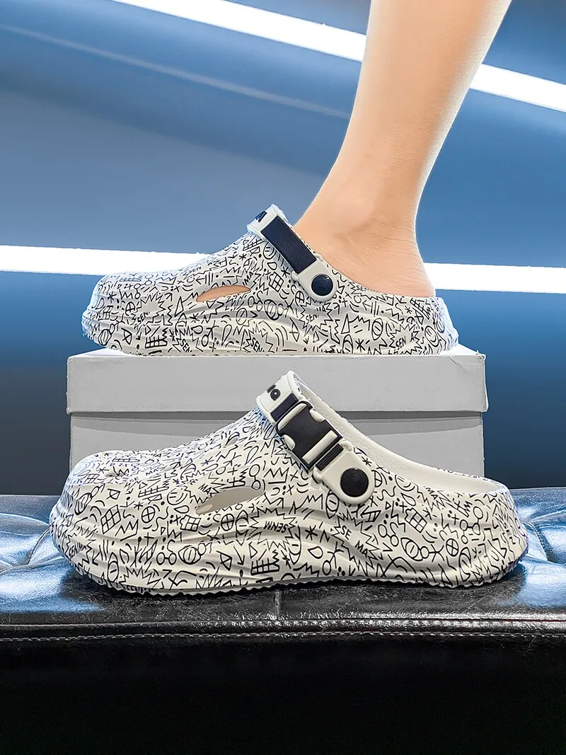 Men's 2026 New Summer Outdoor Anti-Slip Driving Two-Purpose Headed Clog Shoes Comfortable Sensation Sports Beach Slippers
Men's 2026 New Summer Outdoor Anti-Slip Driving Two-Purpose Headed Clog Shoes Comfortable Sensation Sports Beach Slippers