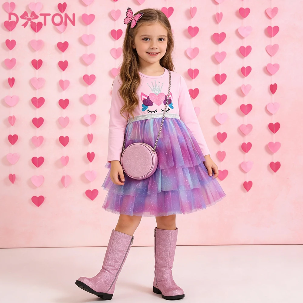DXTON Children School Daily Dress Mesh Gradient Birthday Party Toddler Kids Costume Heart Fairy Princess Cosplay Girls Clothing
DXTON Children School Daily Dress Mesh Gradient Birthday Party Toddler Kids Costume Heart Fairy Princess Cosplay Girls Clothing