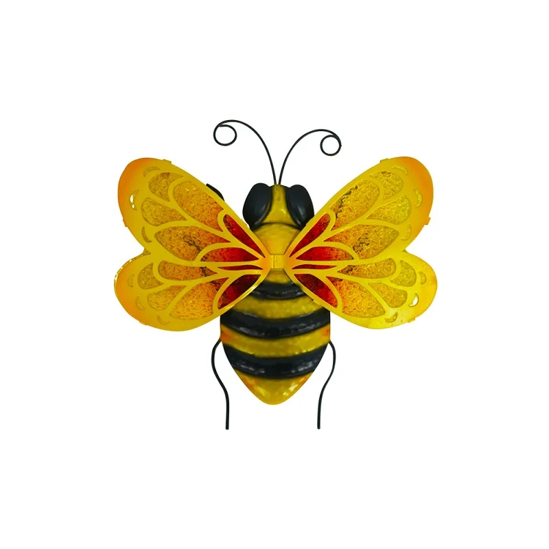 Metal Bee Wall Decoration Garden Hanging Outdoor Indoor Glass Decorative Artwork Patio Art Sculpture Decoration for Fence
Metal Bee Wall Decoration Garden Hanging Outdoor Indoor Glass Decorative Artwork Patio Art Sculpture Decoration for Fence