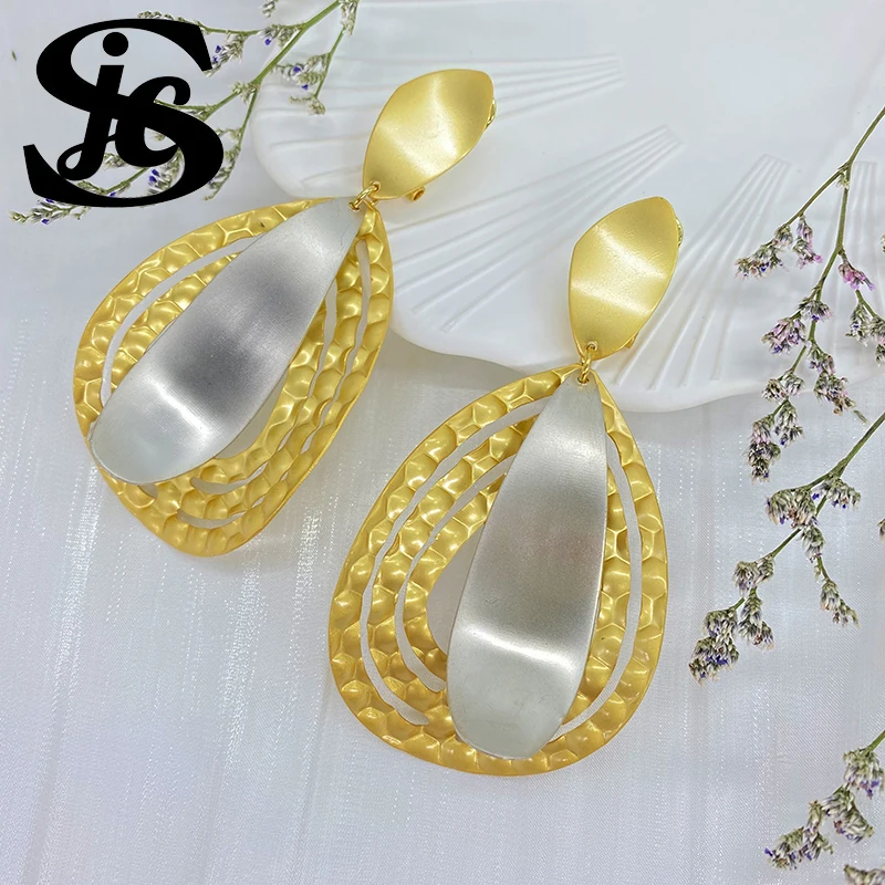 Bohemia Style Fashion Jewelry Fog Gold Plated Drop Earrings Romantic For Women Wedding Party Daily Wear
Bohemia Style Fashion Jewelry Fog Gold Plated Drop Earrings Romantic For Women Wedding Party Daily Wear