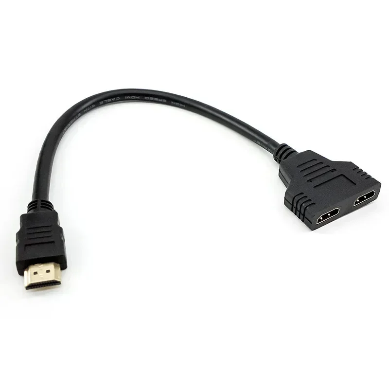 2-портовый Y-разветвитель 1 в 2, конвертер, соединительный кабель HD 1080P V1.4, переходной кабель «папа-двойная «мама», совместимый с HD-MI
2-портовый Y-разветвитель 1 в 2, конвертер, соединительный кабель HD 1080P V1.4, переходной кабель «папа-двойная «мама», совместимый с HD-MI