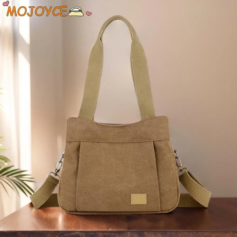 Women Shoulder Bag Multi-pocket Canvas Top Handle Bag Adjustable Strap Handbag Satchel Bag for Travel Commuting
Women Shoulder Bag Multi-pocket Canvas Top Handle Bag Adjustable Strap Handbag Satchel Bag for Travel Commuting
