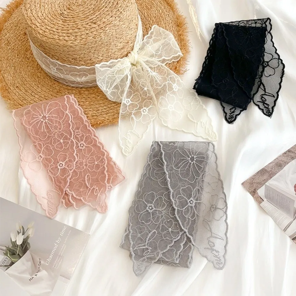 Elegant Retro Narrow Scarf Floral Embroidery Solid Color Chiffon Scarf Soft Texture Long Strip Lace Waist Belt For Women
Elegant Retro Narrow Scarf Floral Embroidery Solid Color Chiffon Scarf Soft Texture Long Strip Lace Waist Belt For Women