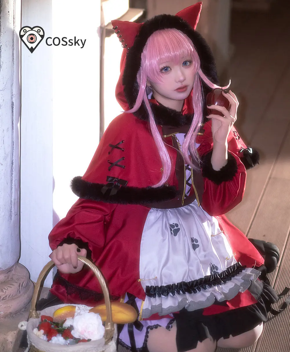 Anime BanG Dream! CHU² PAREO Cosplay Costume CHU² Tamade Chiyu Girl Sweet Dress Halloween New Red Hooded Cloak Lolita Uniform
Anime BanG Dream! CHU² PAREO Cosplay Costume CHU² Tamade Chiyu Girl Sweet Dress Halloween New Red Hooded Cloak Lolita Uniform